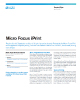 Hoja de producto de Micro Focus iPrint
